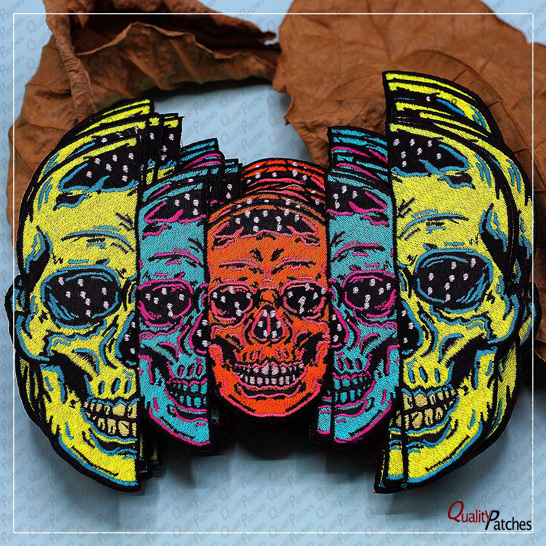 Custom Die Cut Embroidered Patches 5