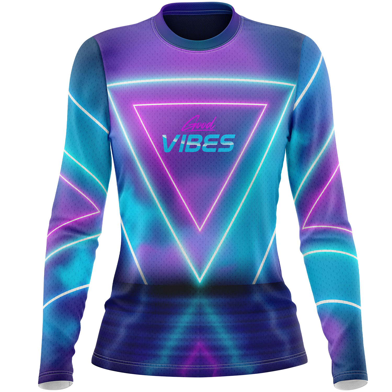 Women's 160 GSM Birdseye mesh Sublimation Long Sleeve T-shirt 4