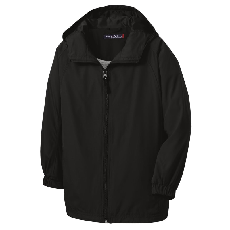 Sport-Tek Hooded Raglan Jacket. 28