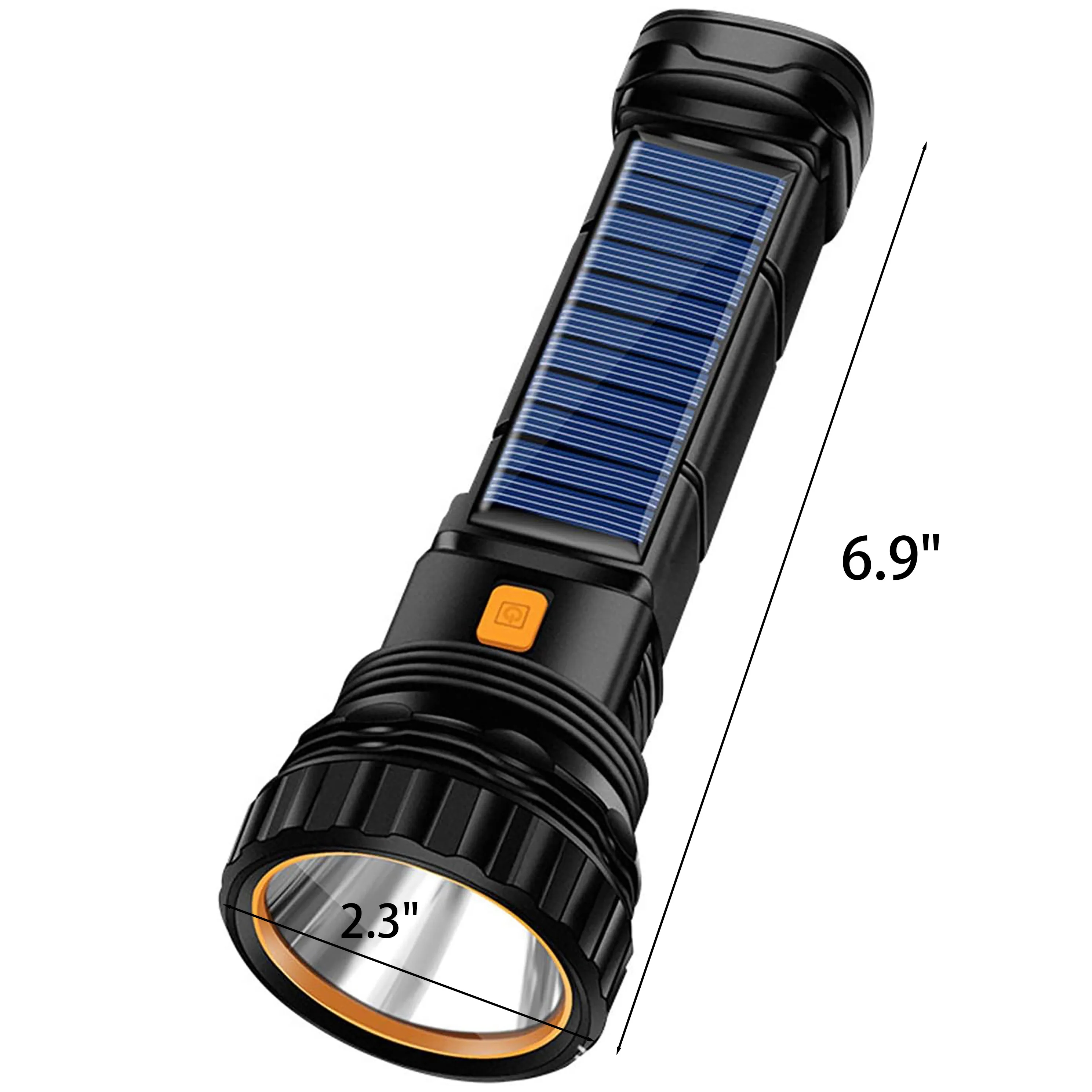 Solar/Rechargeable Multi-Function 1000 Lumens LED Flashlight 3