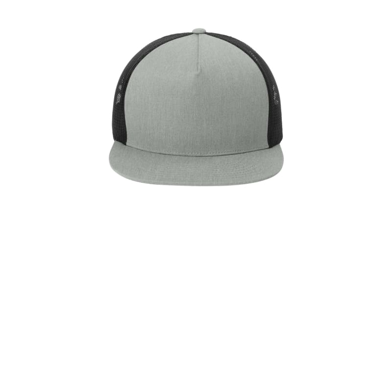 Sport-Tek YP Classics 5-Panel Classic Trucker Mesh Back Cap. 4