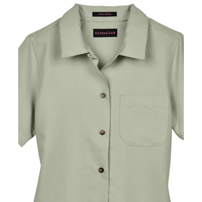 UltraClub Ladies' Cabana Breeze Camp Shirt 13