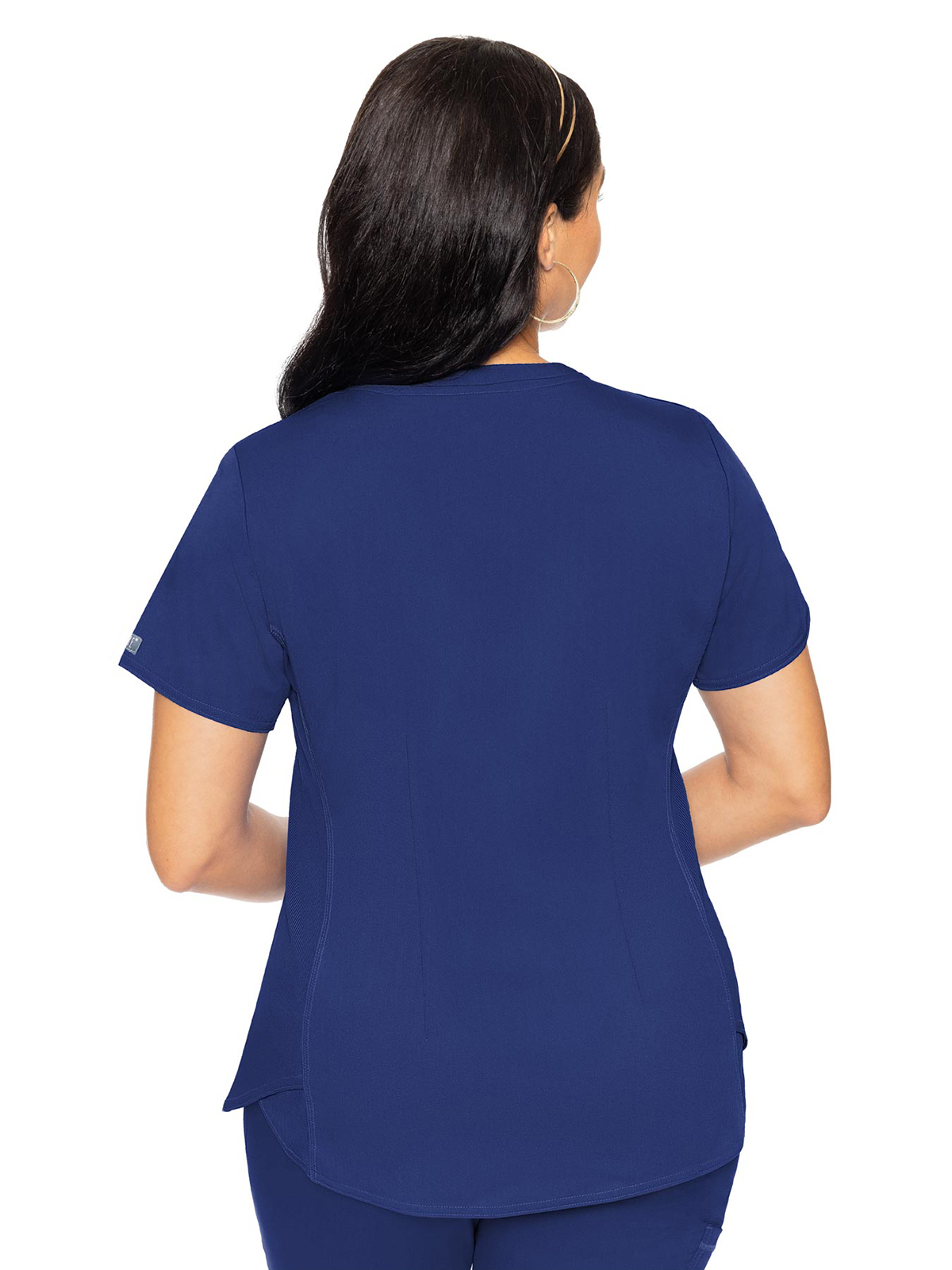 Med Couture - MC Touch - Women's 4-Pocket V-Neck Shirttail Top 21