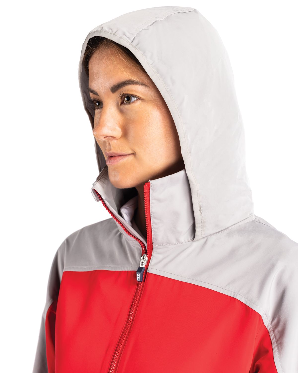 Cutter & Buck Charter Recycled Packable Womens Half Zip Anorak Jacket? 59