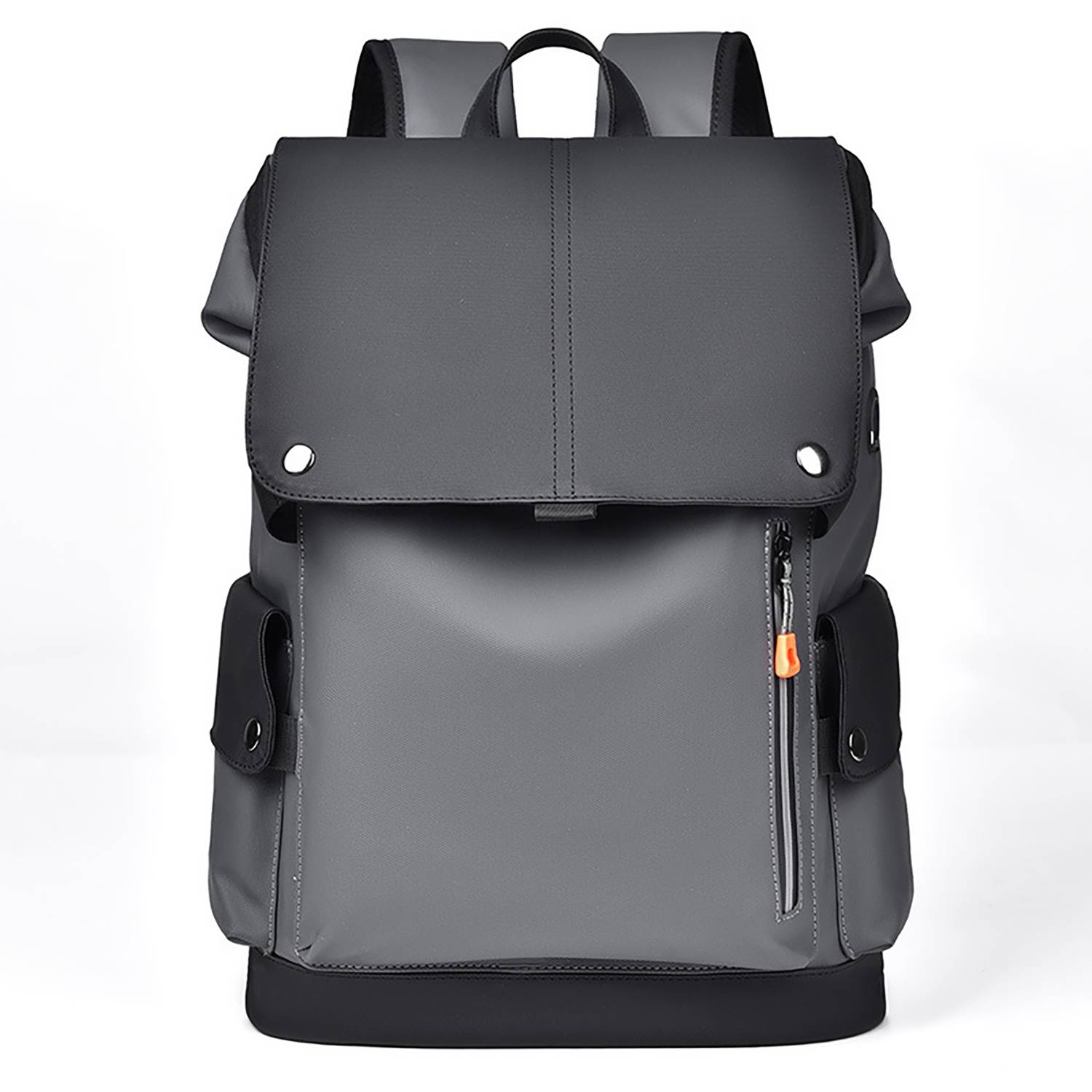 PU Leather Waterproof Business Backpack w/ USB Port 4