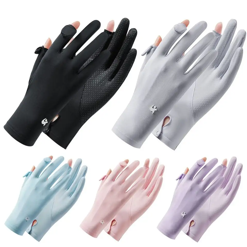 Sunscreen Ice Silk Gloves 2