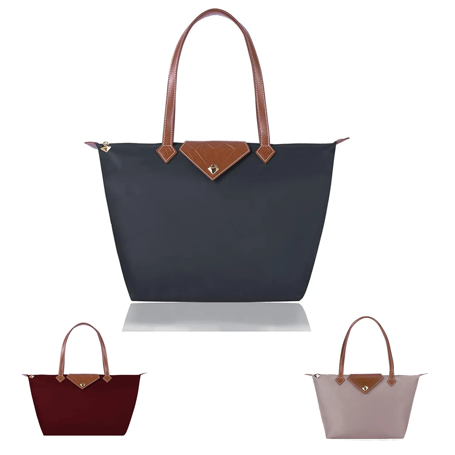 Shoulder Tote Bag for Women, custom tote bag with logo imprint 4