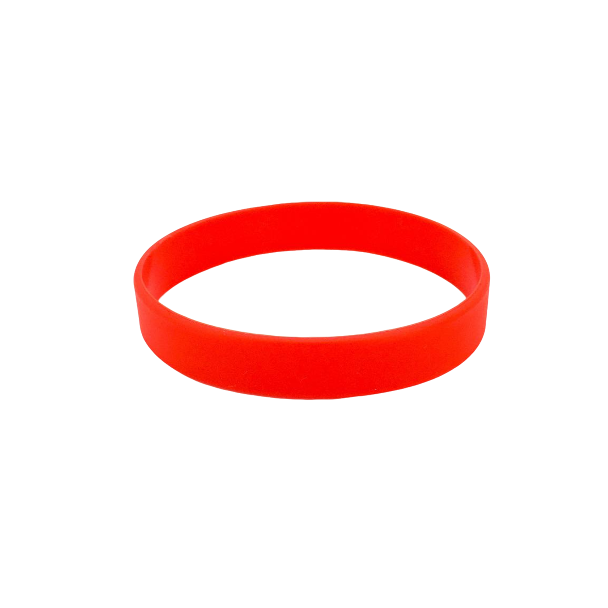 Silicone Wrist Band With Color Fill 8 X 0.5" 8