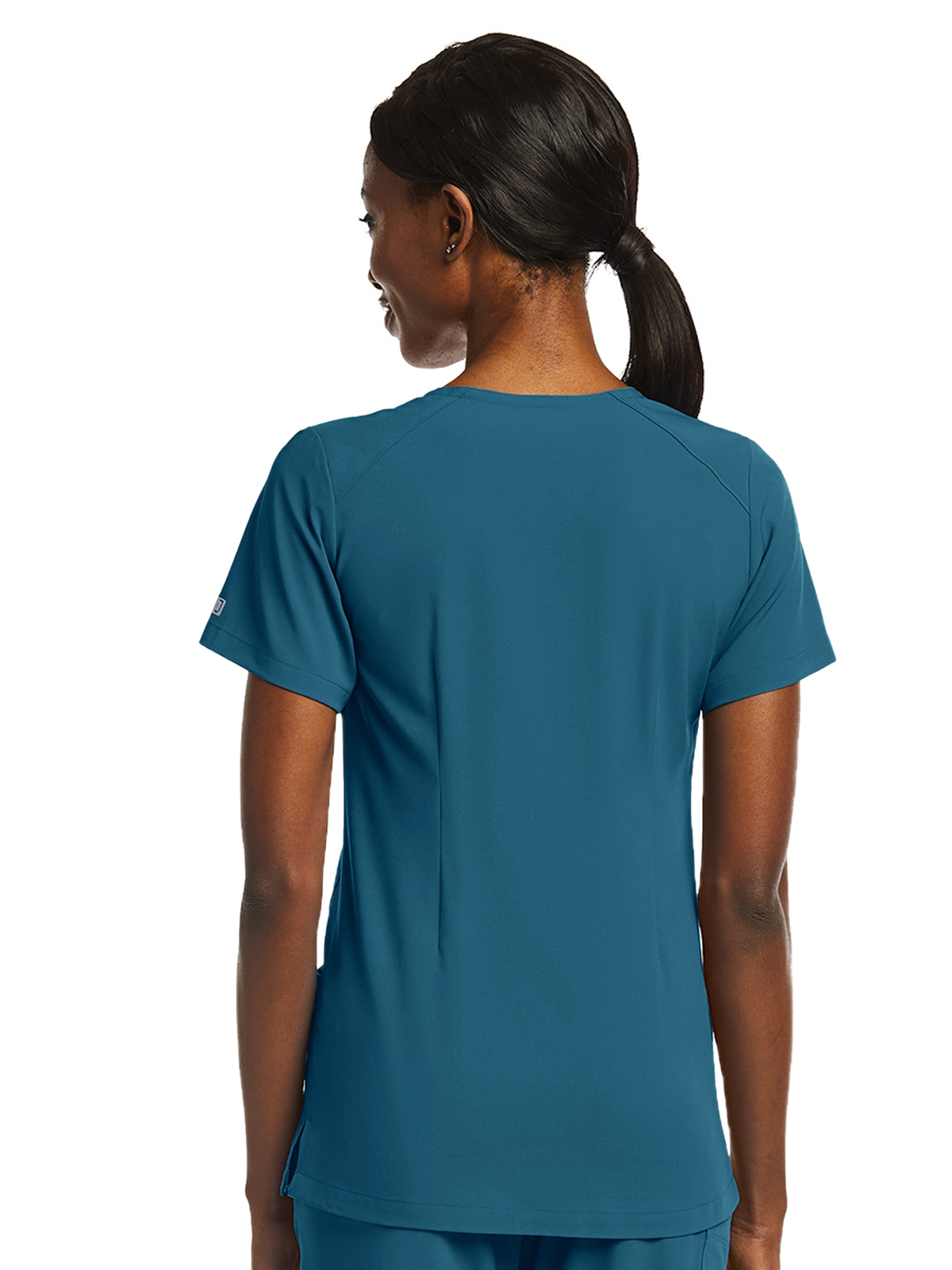 ScrubJoy Originals - Women's Fitted Two-Pocket V-Neck Top 14