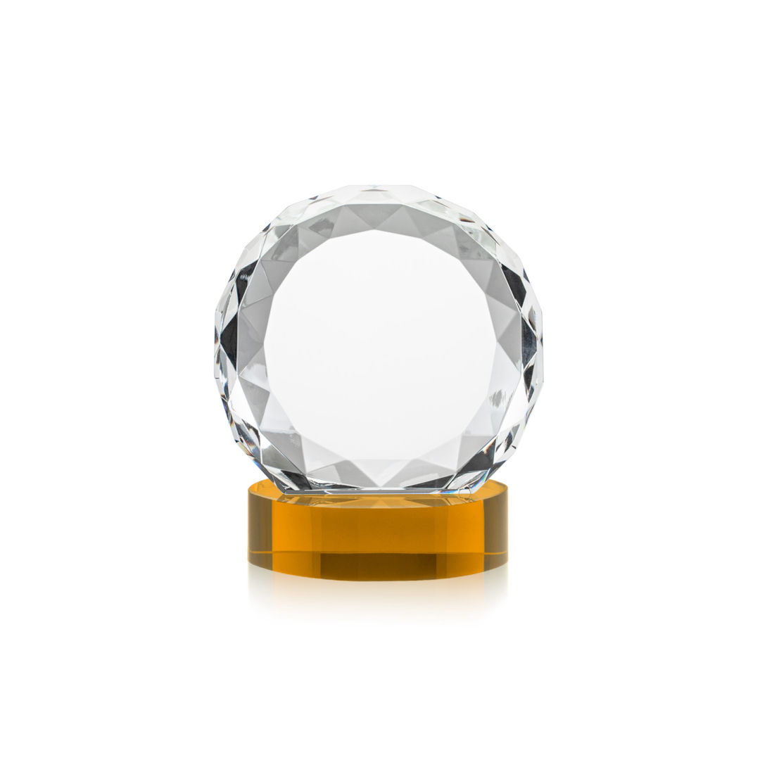 Seville VividPrint™ Award on Alberton Base - Amber 4