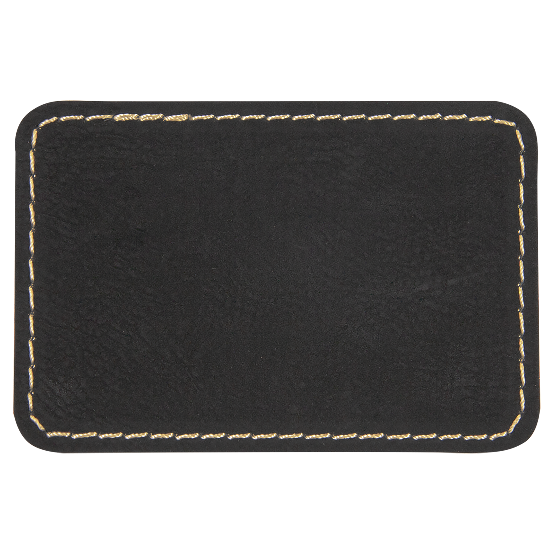 3" x 2" Rectangle Leatherette Patch with Adhesive 13
