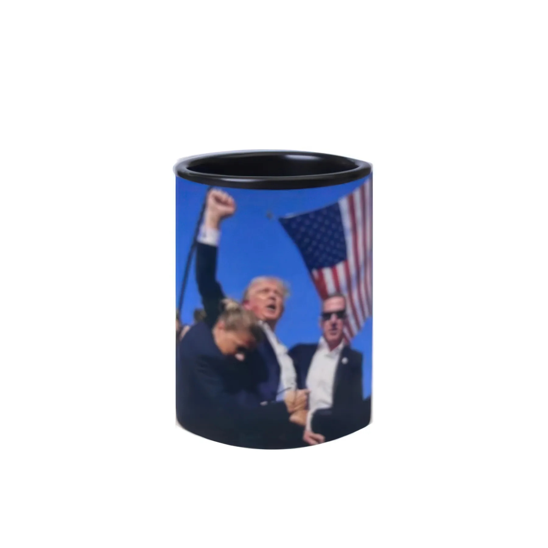 Simple Trump Speech Straight Ceramic Mug 3