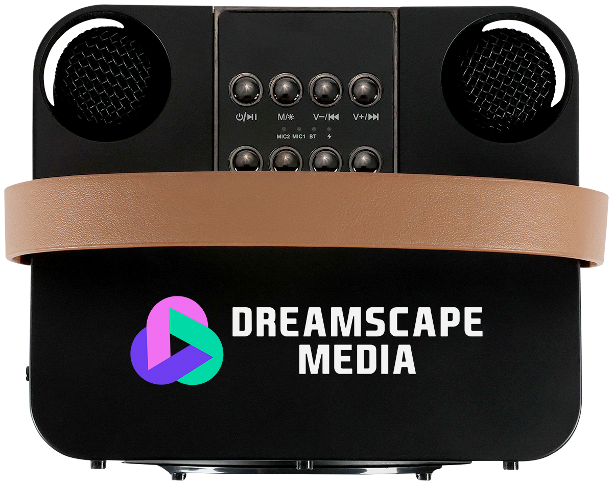 15W Karaoke Wireless Speaker with 2 Mics 60