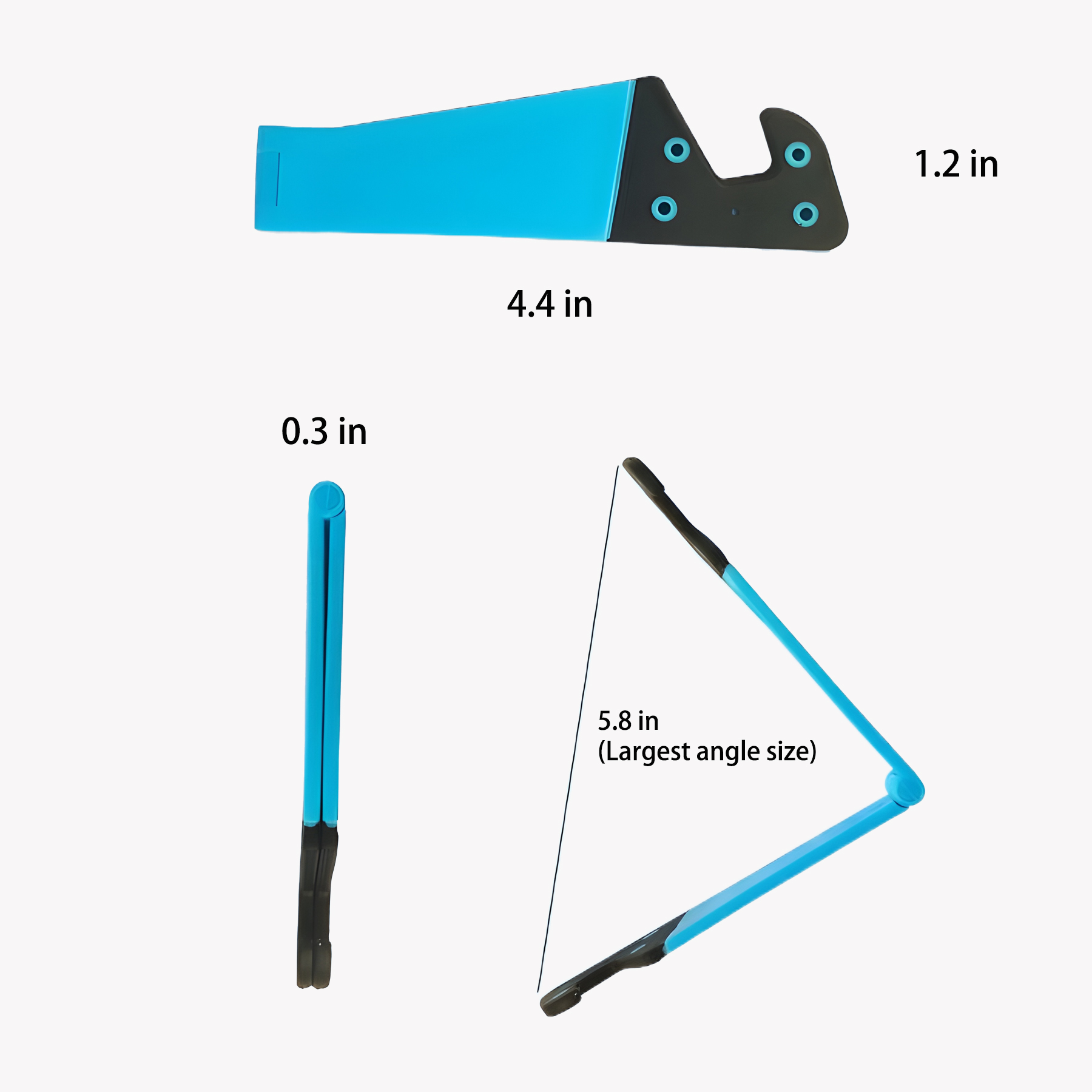 V-Fold Cell Phone Stand Tablet Holder for Desktop 6