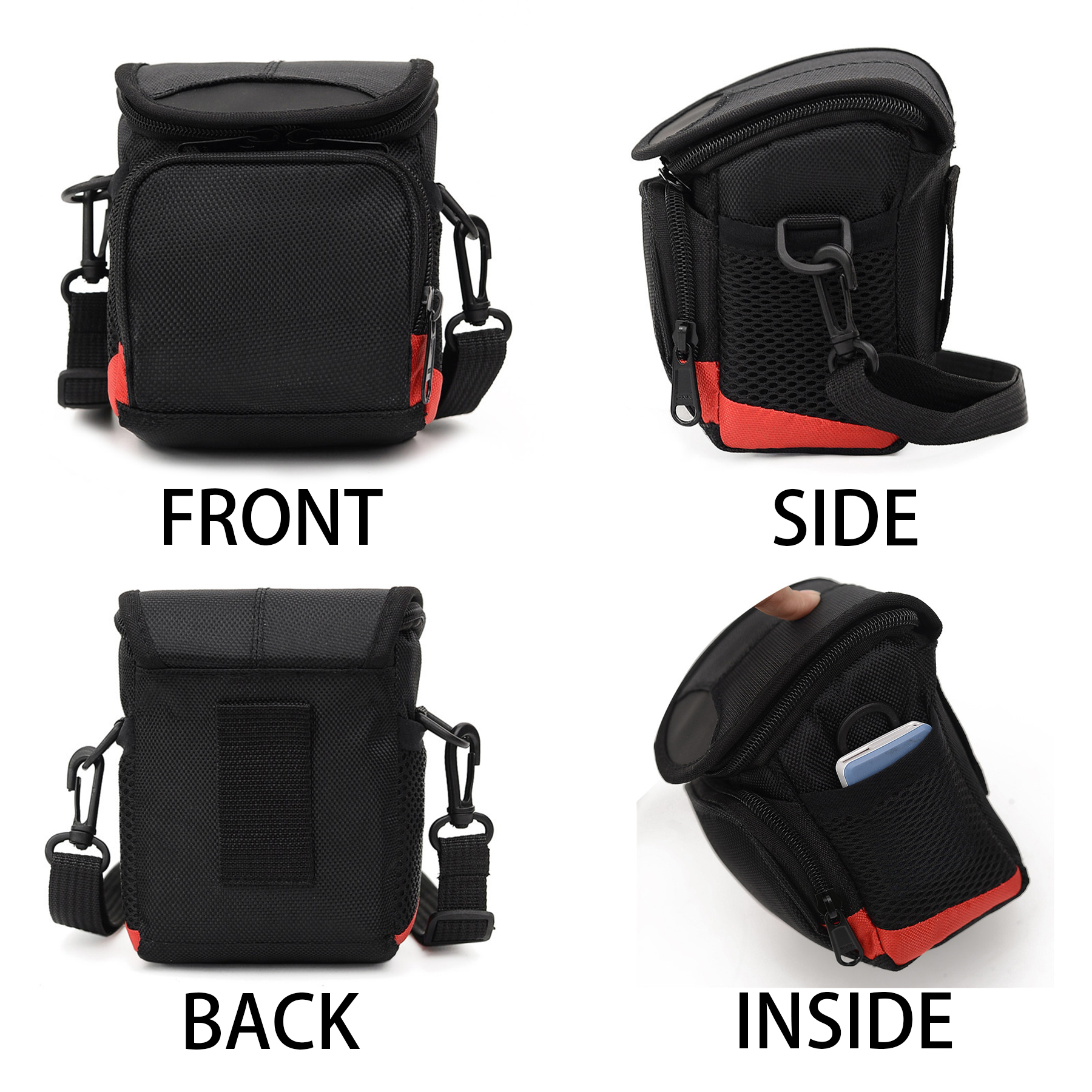 Nylon Medium Soft Padded Camera Equipment Bag 4