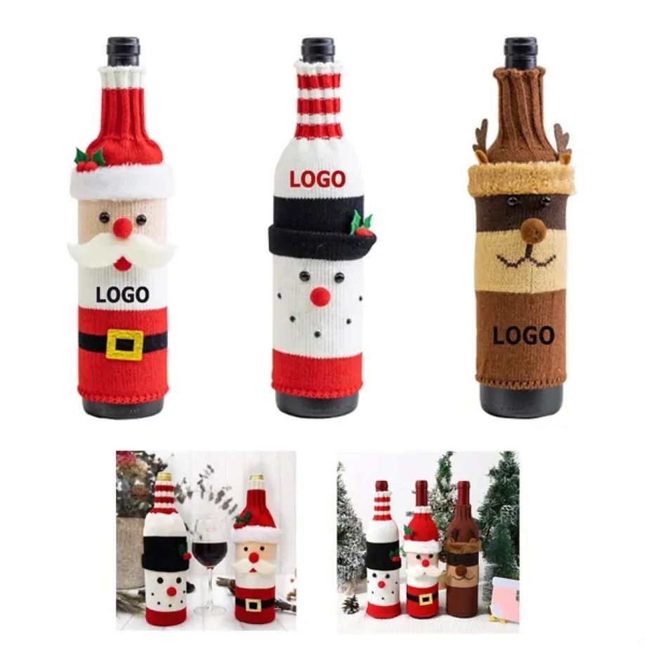 Christmas Sweater Wine Bottle Cover 2