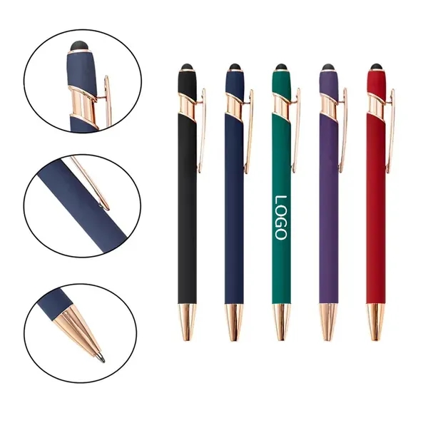 Retractable Stylus Ballpoint Pen - Multi-Functional Writer 18