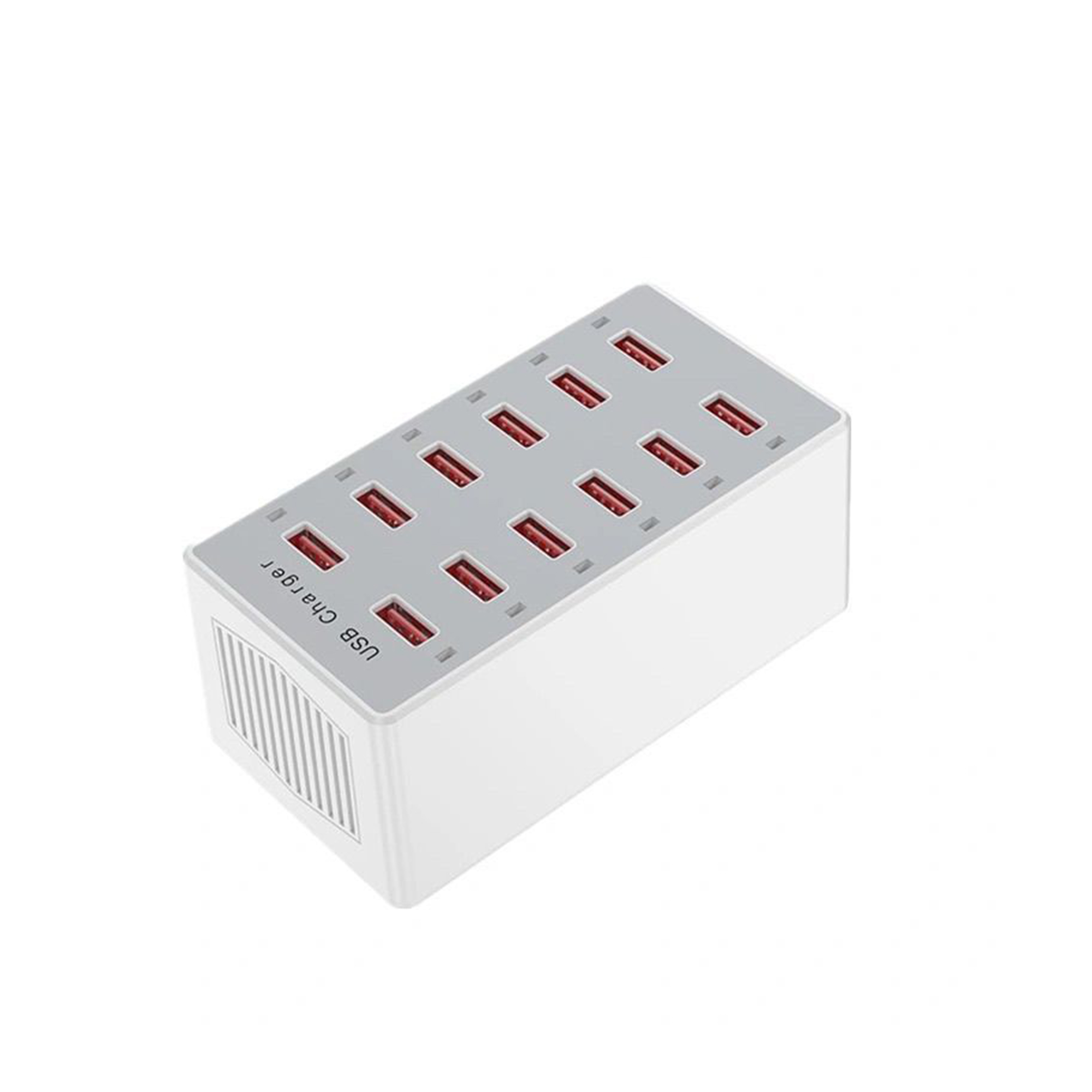 USB Ten Port Desktop Charging Station With Safeguard 4