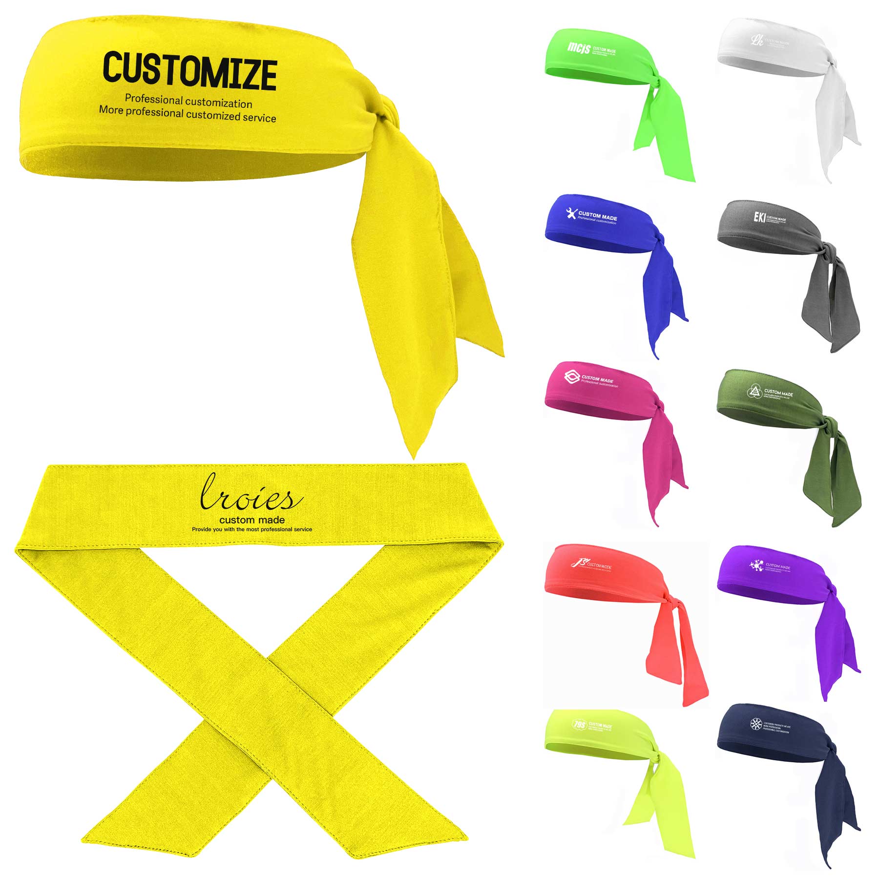 Unisex Reversible Cooling Head Tie with Dry-Fit 1
