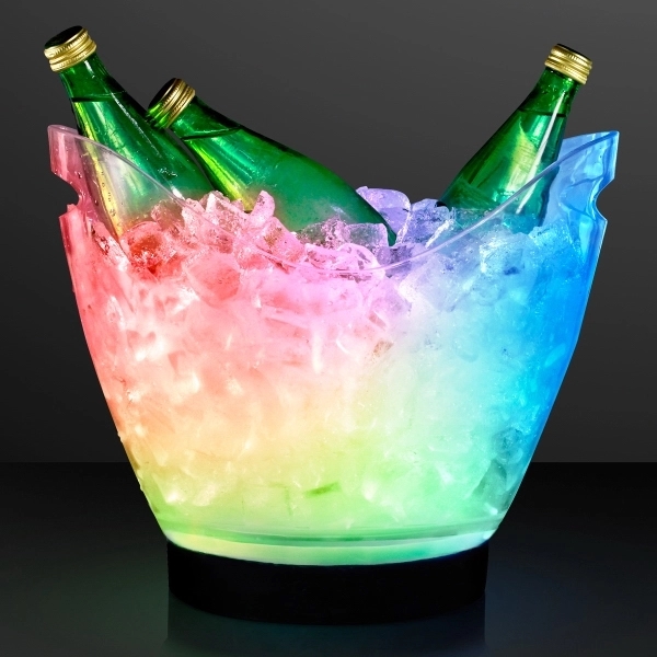 LED large ice bucket with remote 3