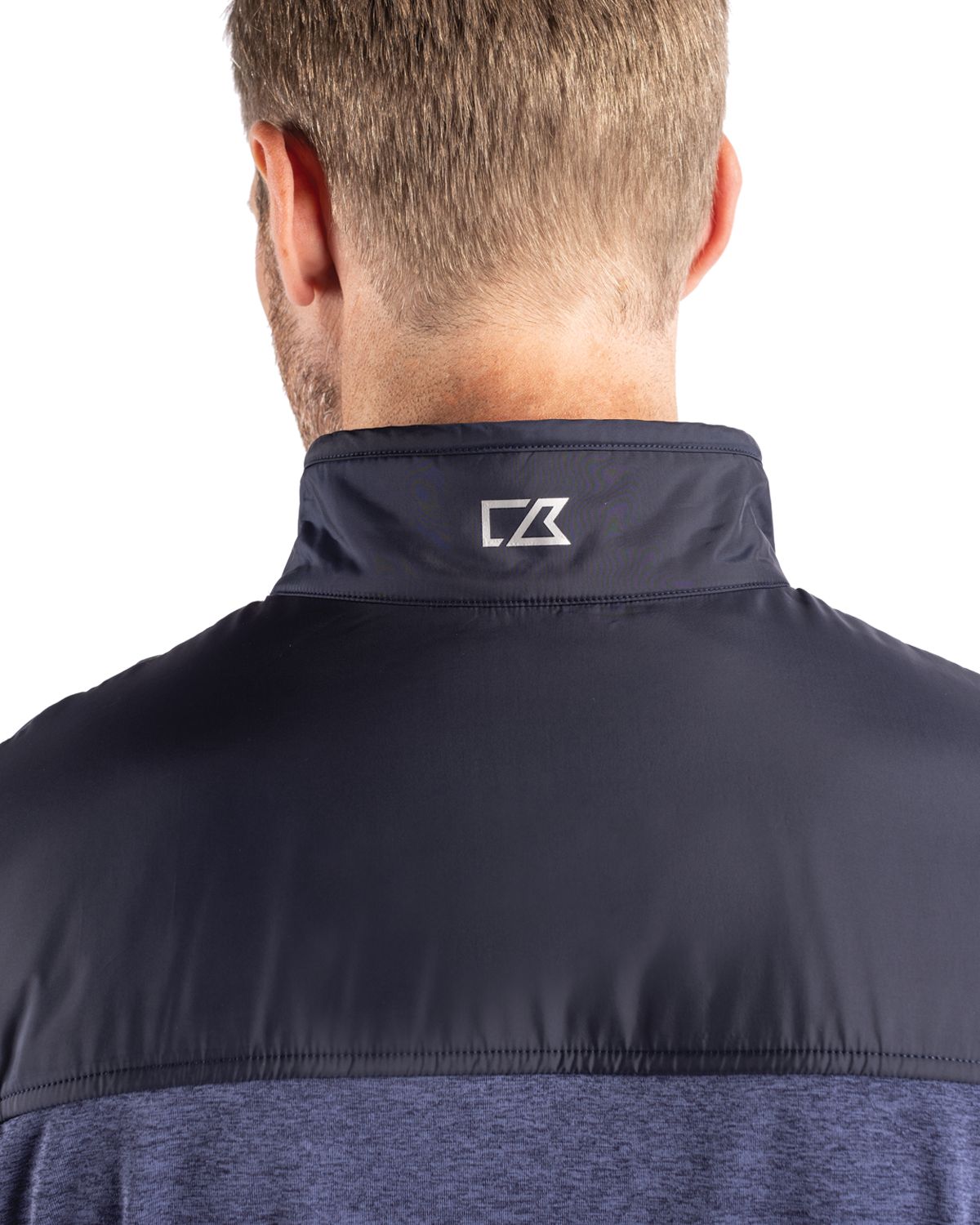 Cutter & Buck Stealth Recycled Hybrid Quilted Mens Windbreaker Vest 3
