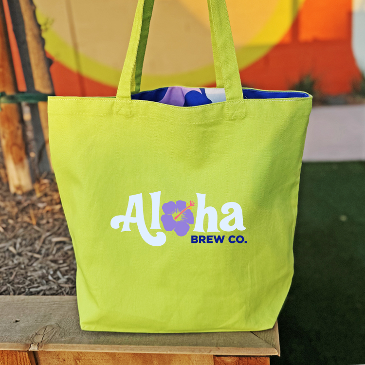Reversible Colored Cotton Tote 43