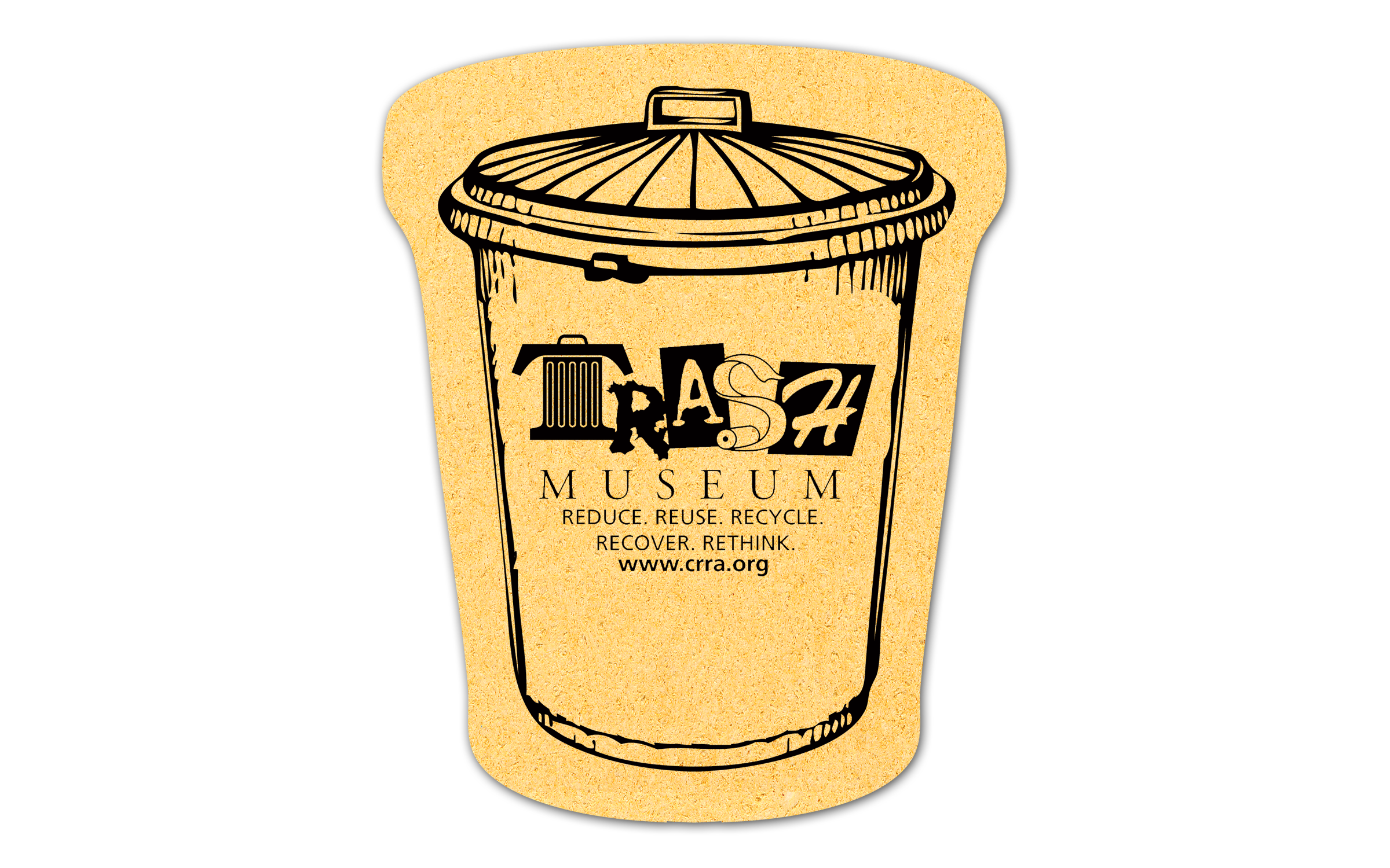 Trash Can Compressed Sponge 3