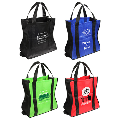 Wave Rider Non-Woven Folding Tote 9