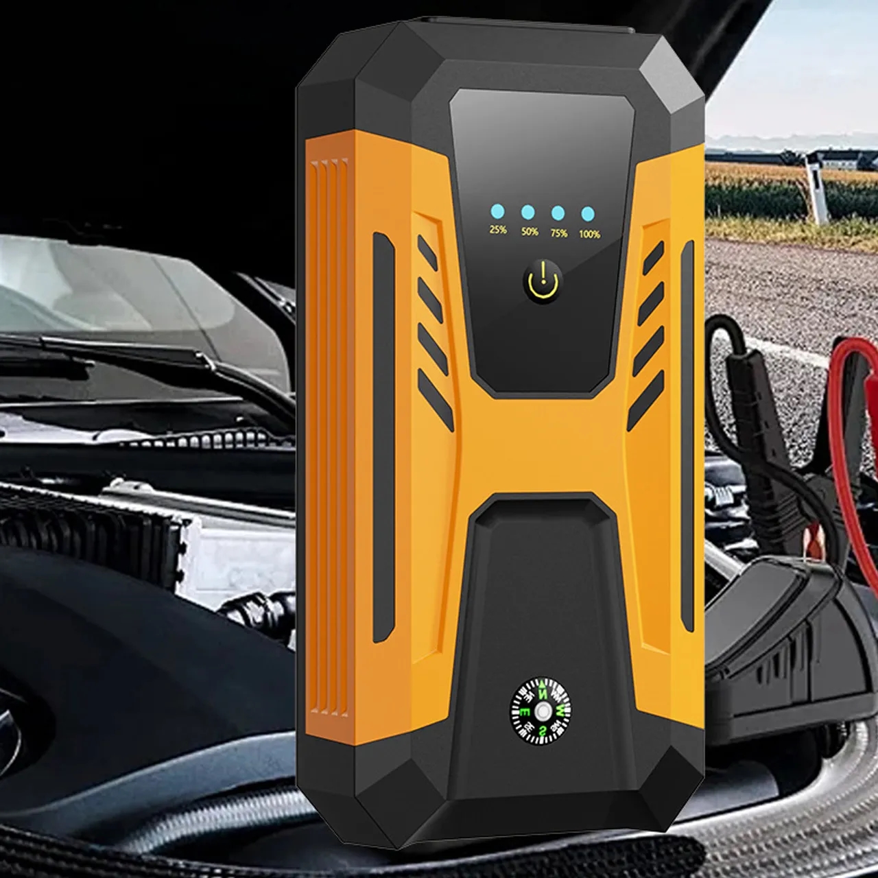 Peak 1000A 12V Portable Car Battery Booster Jump Starter 4