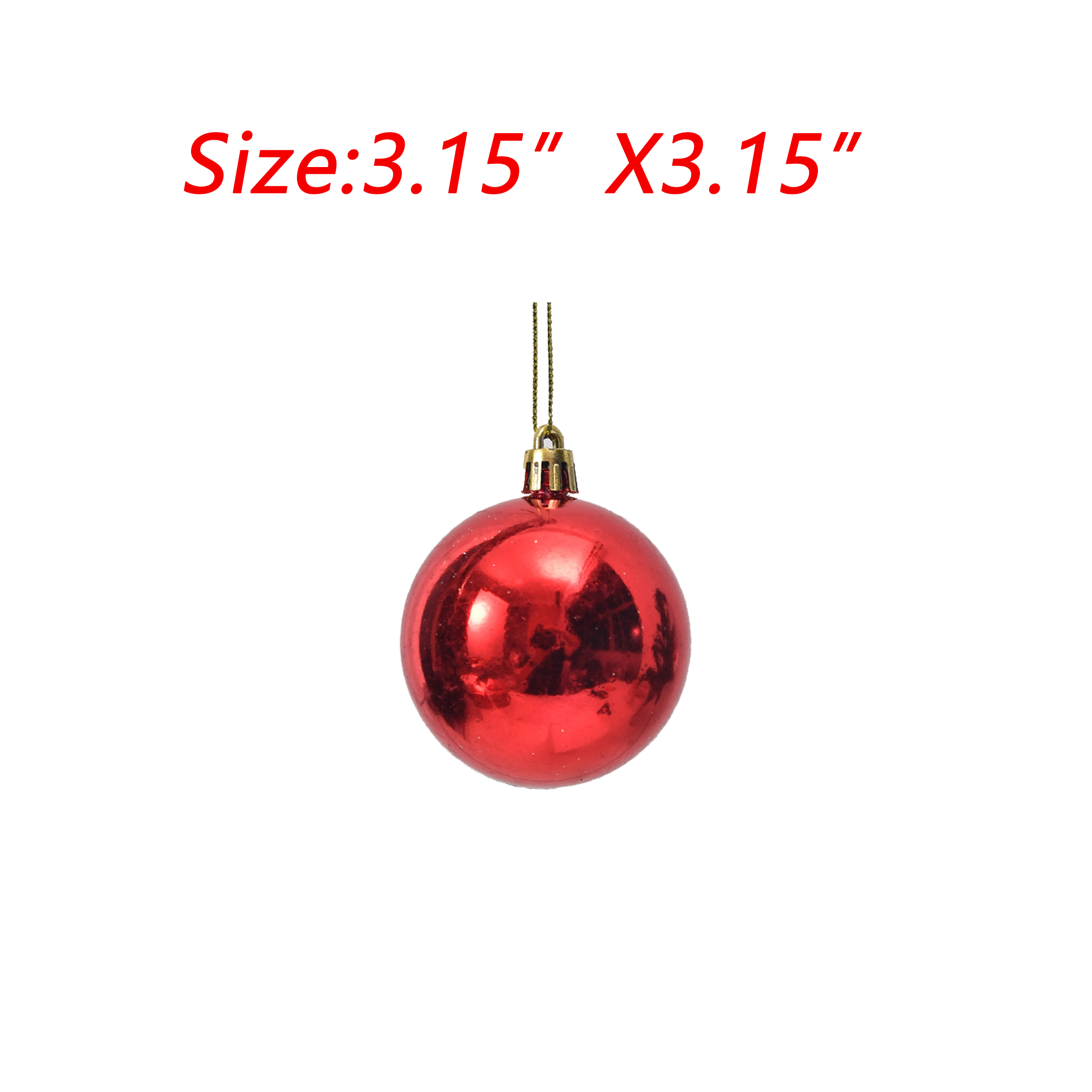 MOQ 100pcs Christmas Tree Decoration Balls Ornament 3