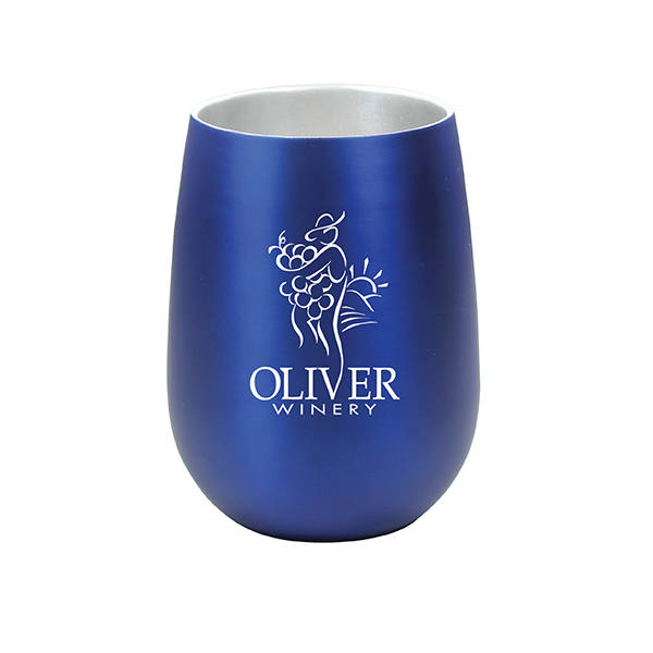Halcyon® 12 oz. Stainless Steel Wine Glass - Gift Set 7