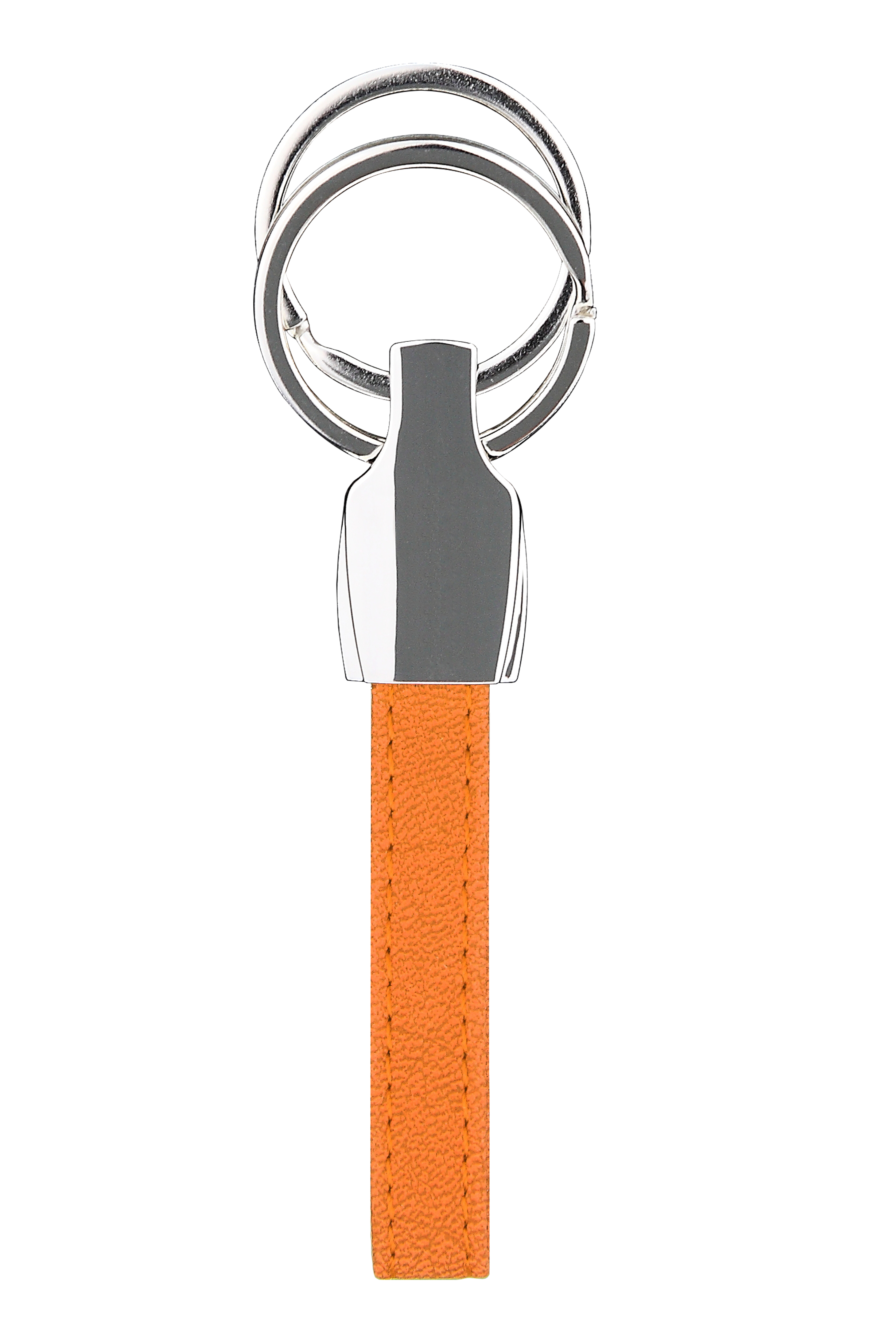 iPosh PU Valet Key Chain - Orange 2