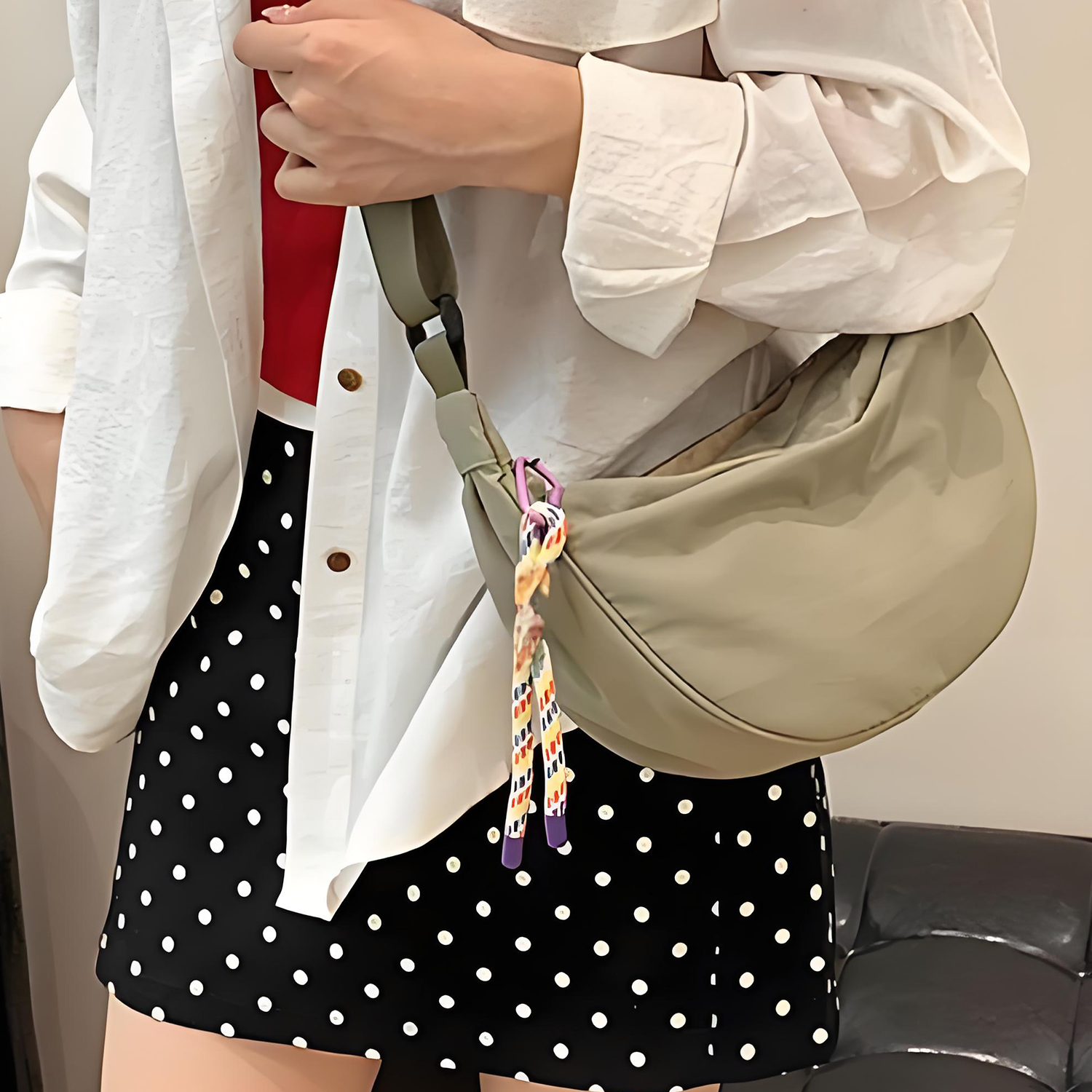 Large-Capacity Nylon Single-Shoulder Cross-body Bag 7