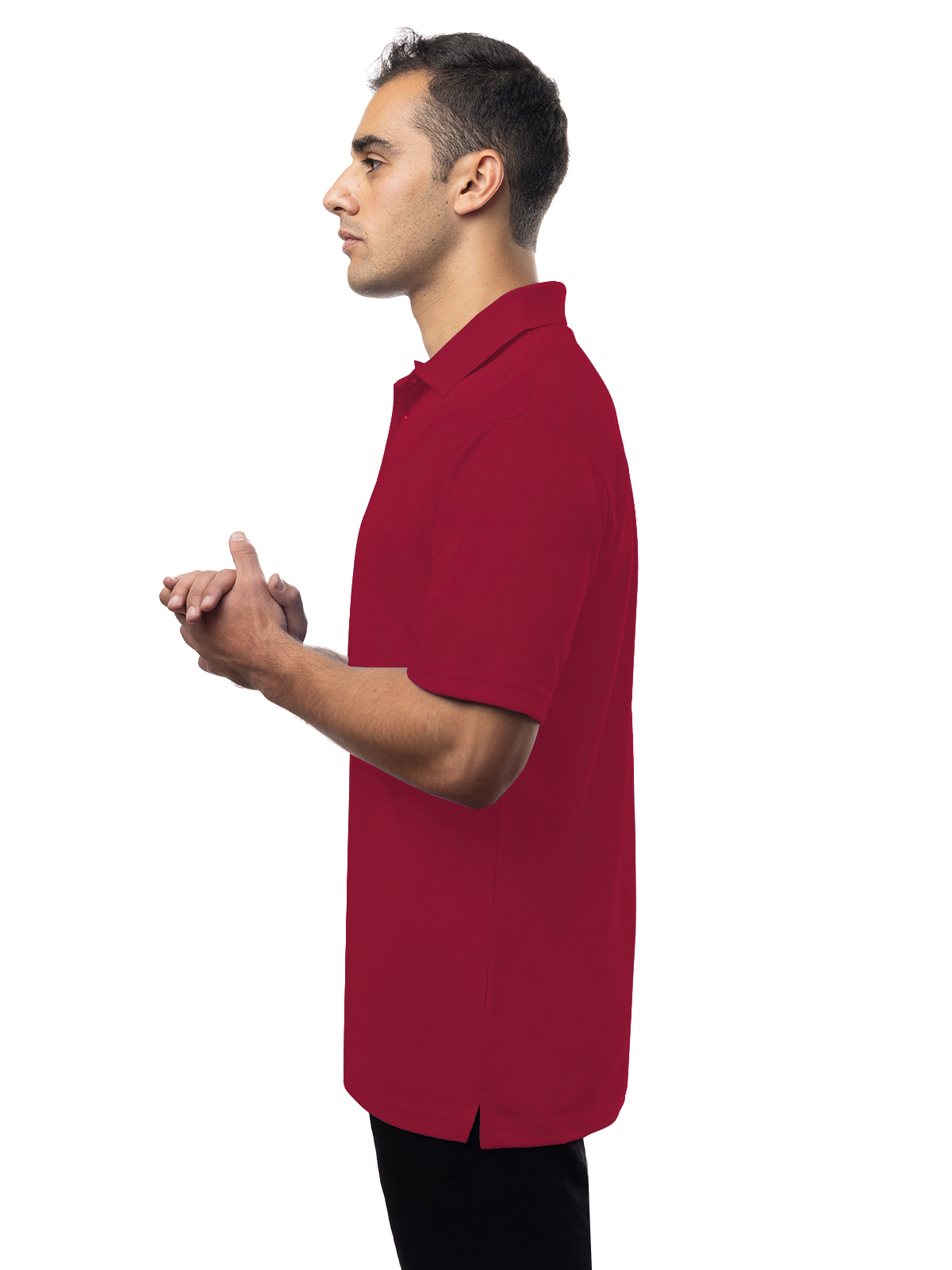 Blue Generation - Men's Pocketless Wicking Short Sleeve Polo 19