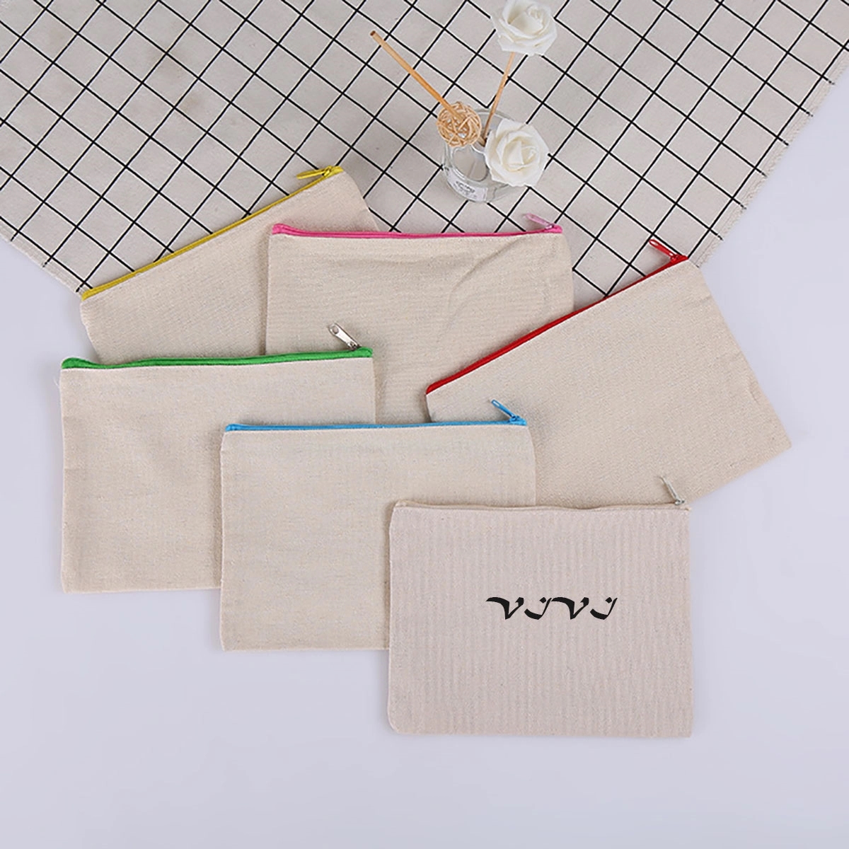 Craft Bag Canvas Pencil Case Pouch 4
