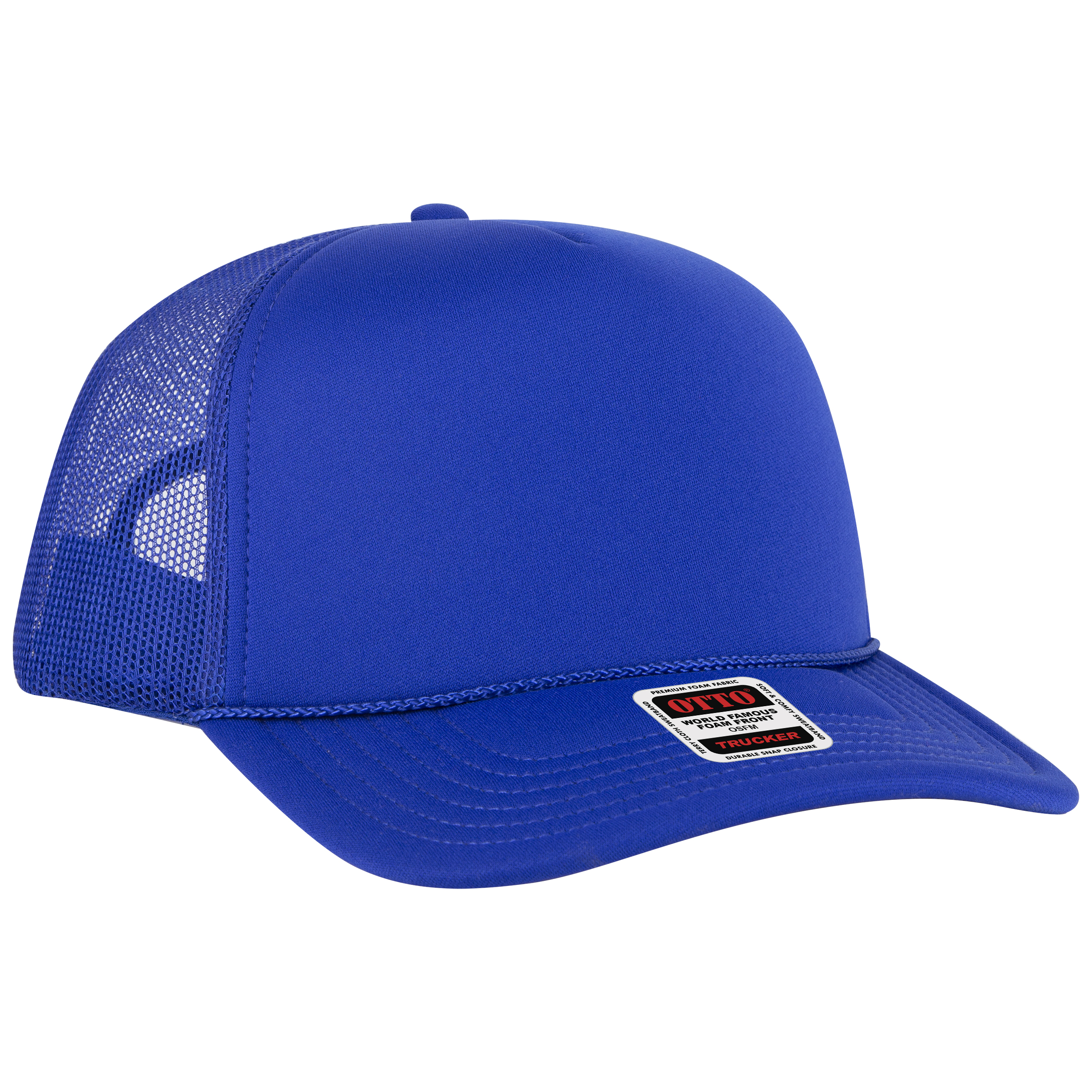 OTTO CAP® 5 Panel High Crown Mesh Back Trucker Hat 4