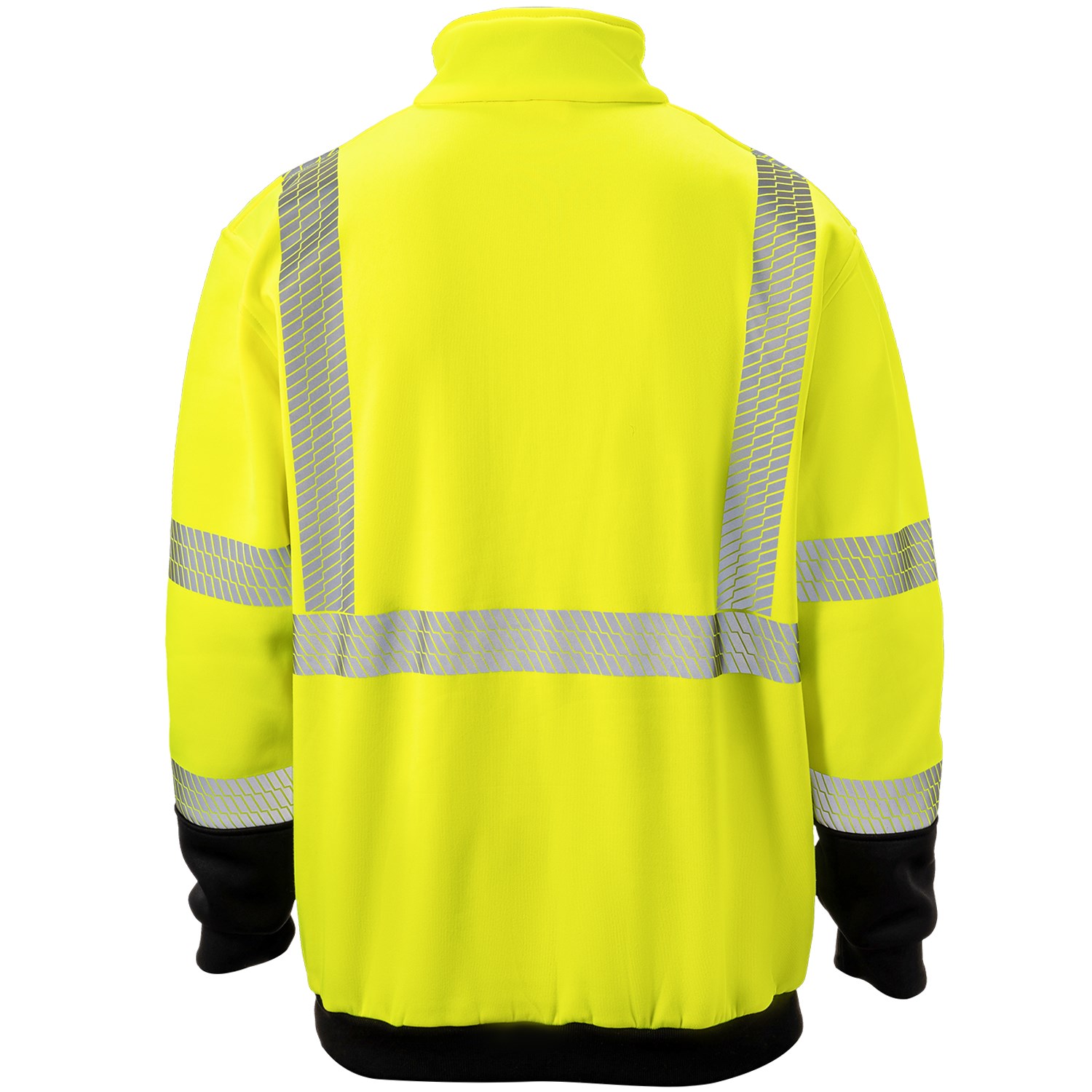 Class 3 Color Block 2" Segmented Tape Safety 1/4 Zipper with Pockets 5