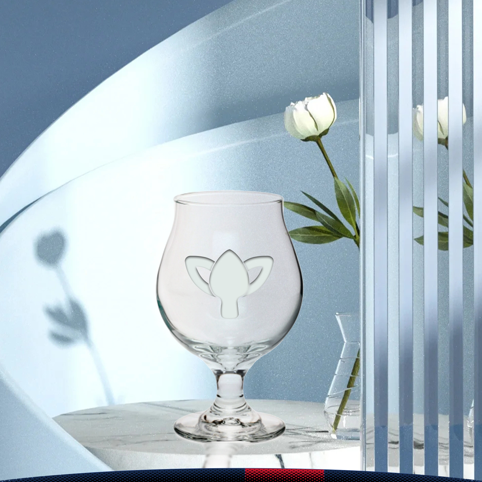 16 oz. Libbey Tulip Goblet Beer Glasses 11