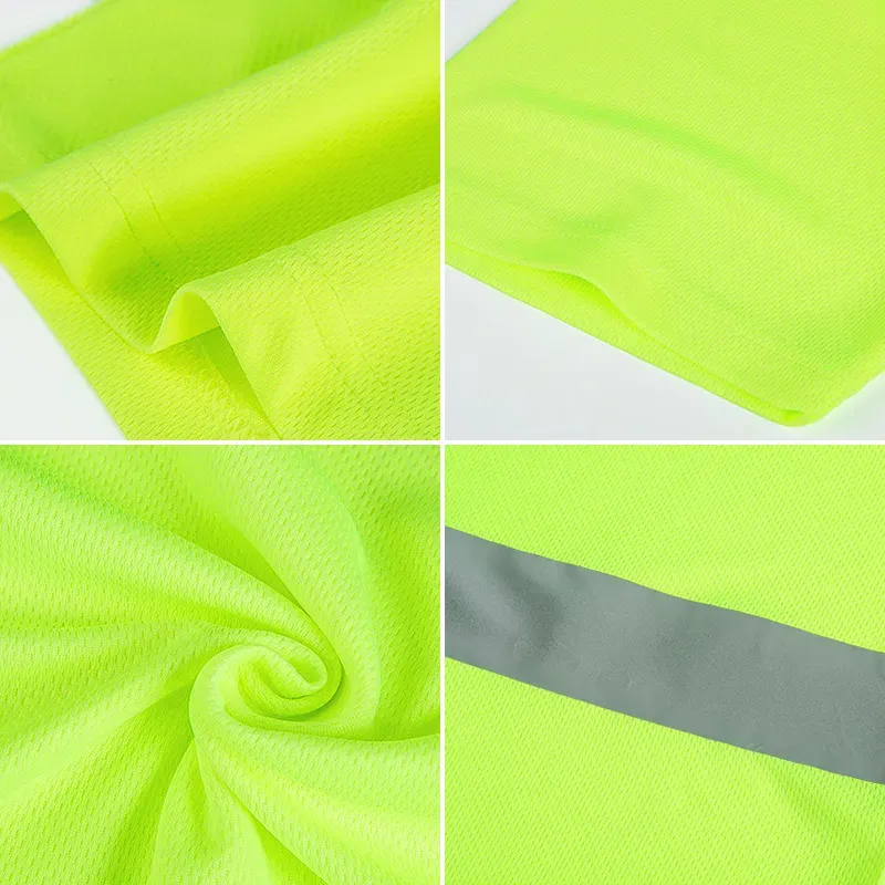 High Visibility Reflective Construction Safety Polo T Shirt 3