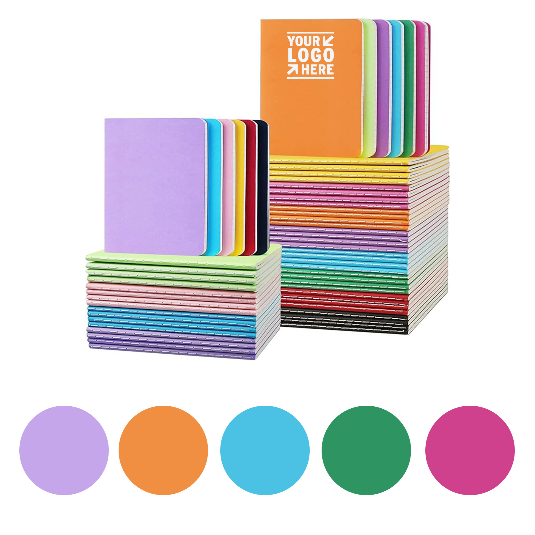 3.5" x 5.5" 30 Sheets Small Lined Notepad 2