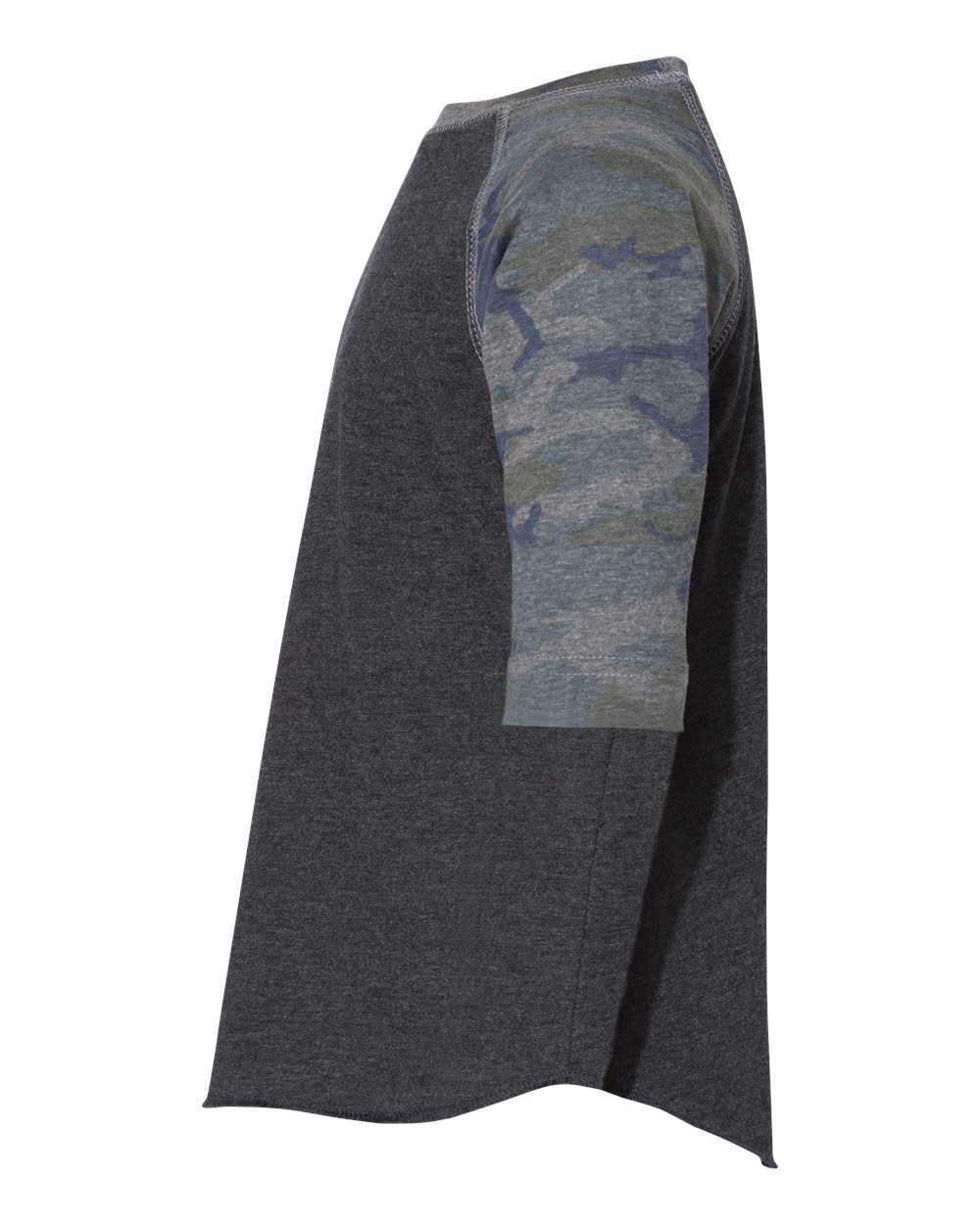 Toddler Baseball Fine Jersey Three-Quarter Sleeve Tee - 3330 44