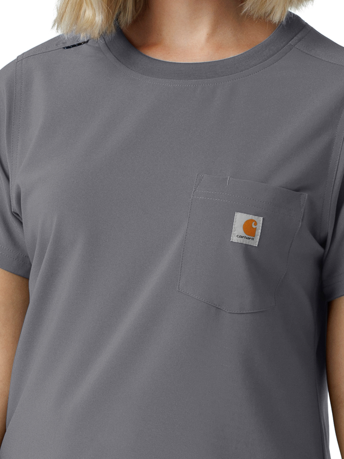 Carhartt Scrubs - Force Cross-Flex - Women's One-Pocket Crew Neck Scrub Top 19