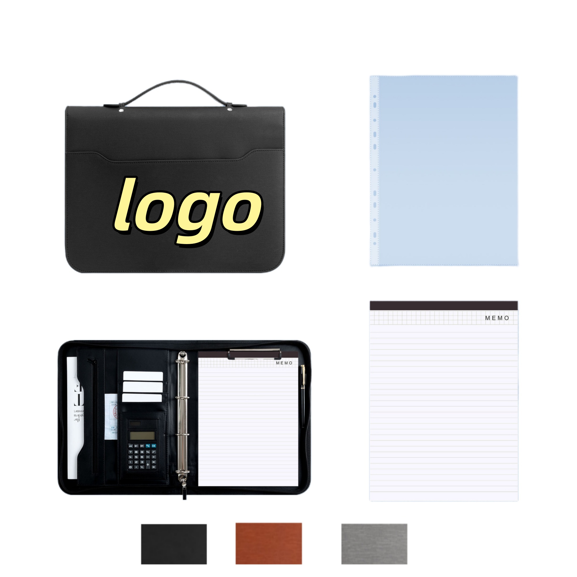 Professional Durable Zippered A4 Organizer 3