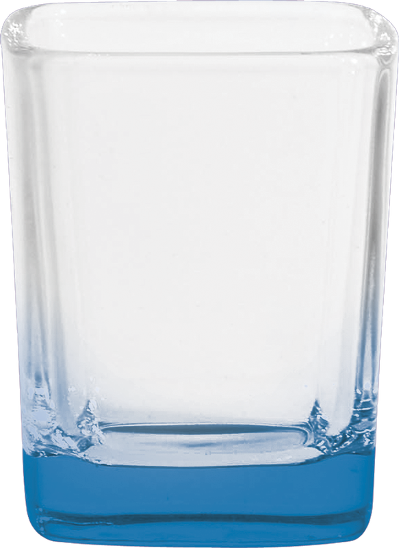 2.25 oz. Square Shot Glass - Deep Etched 9