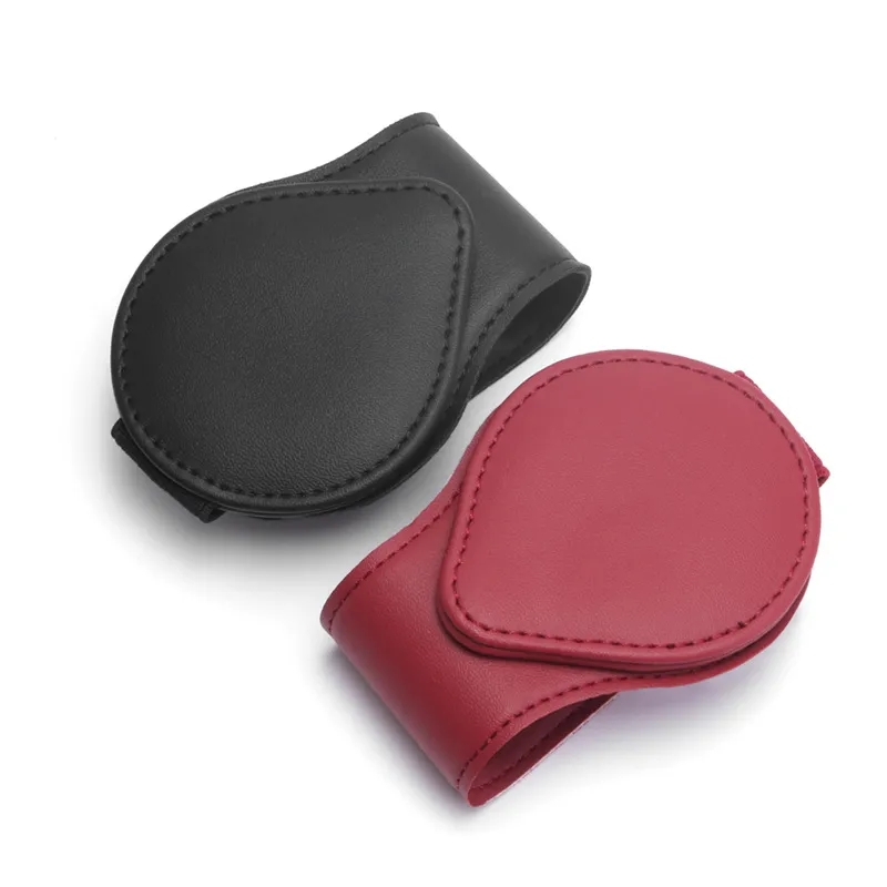 PU Leather Car Sunglasses Holder Clip 19