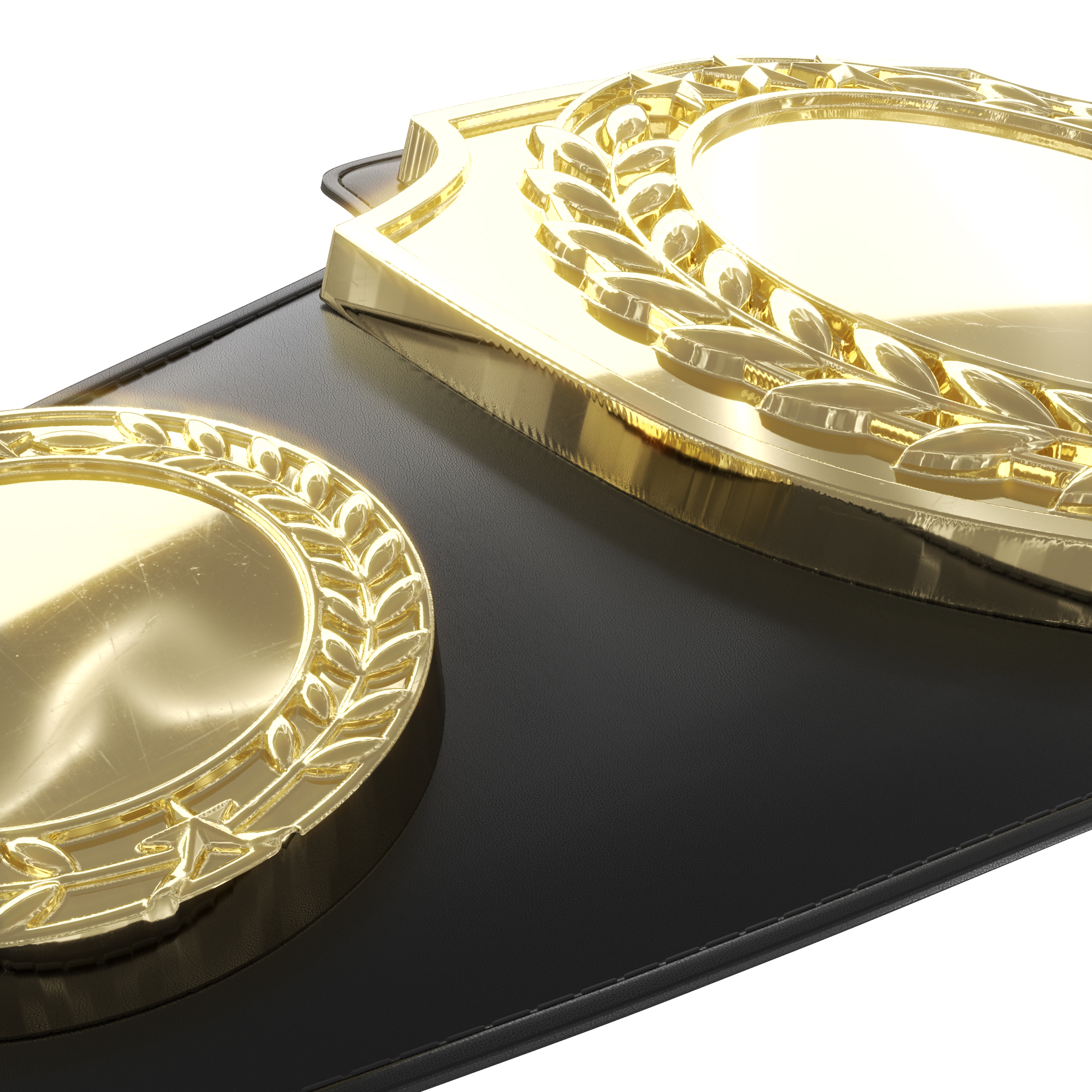 Express Vibraprint® Bright Champion Award Shield Belt 21