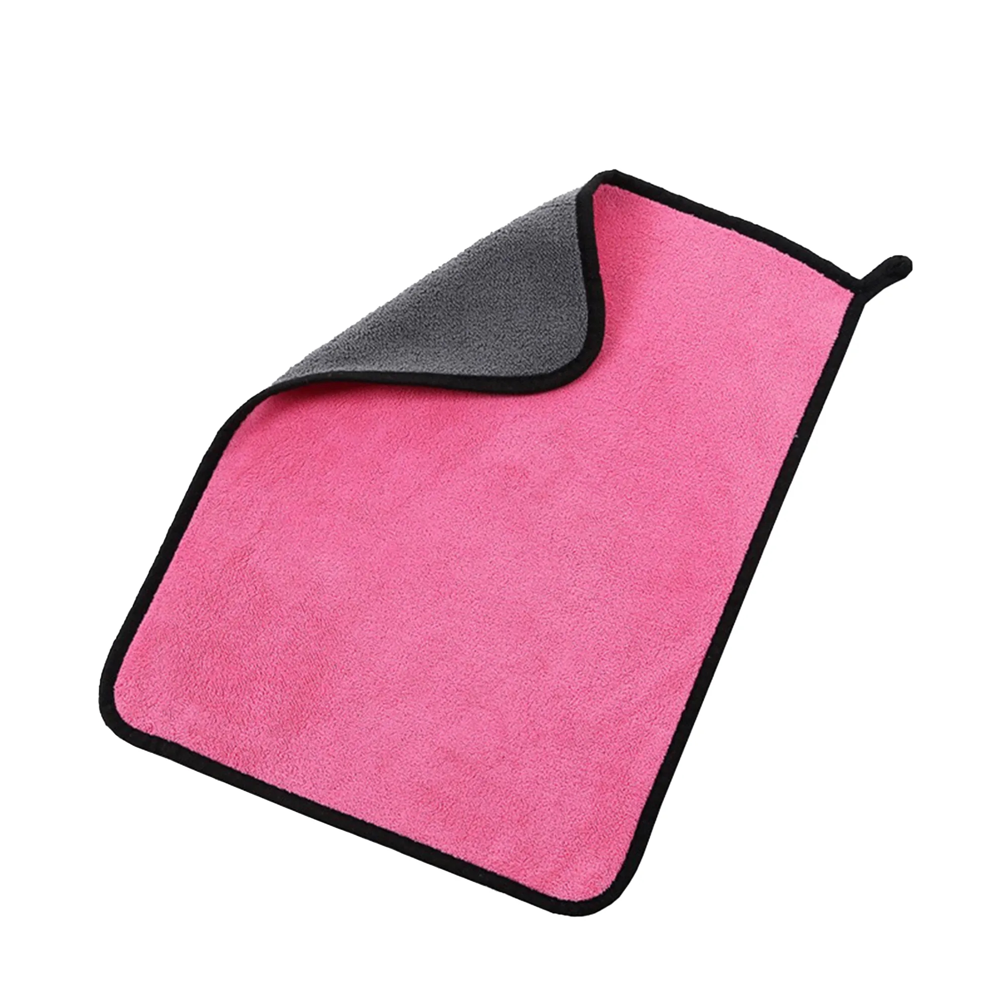 MOQ 50PCS 500 GSM Coral Fleece Microfiber Car Washing Towel 8