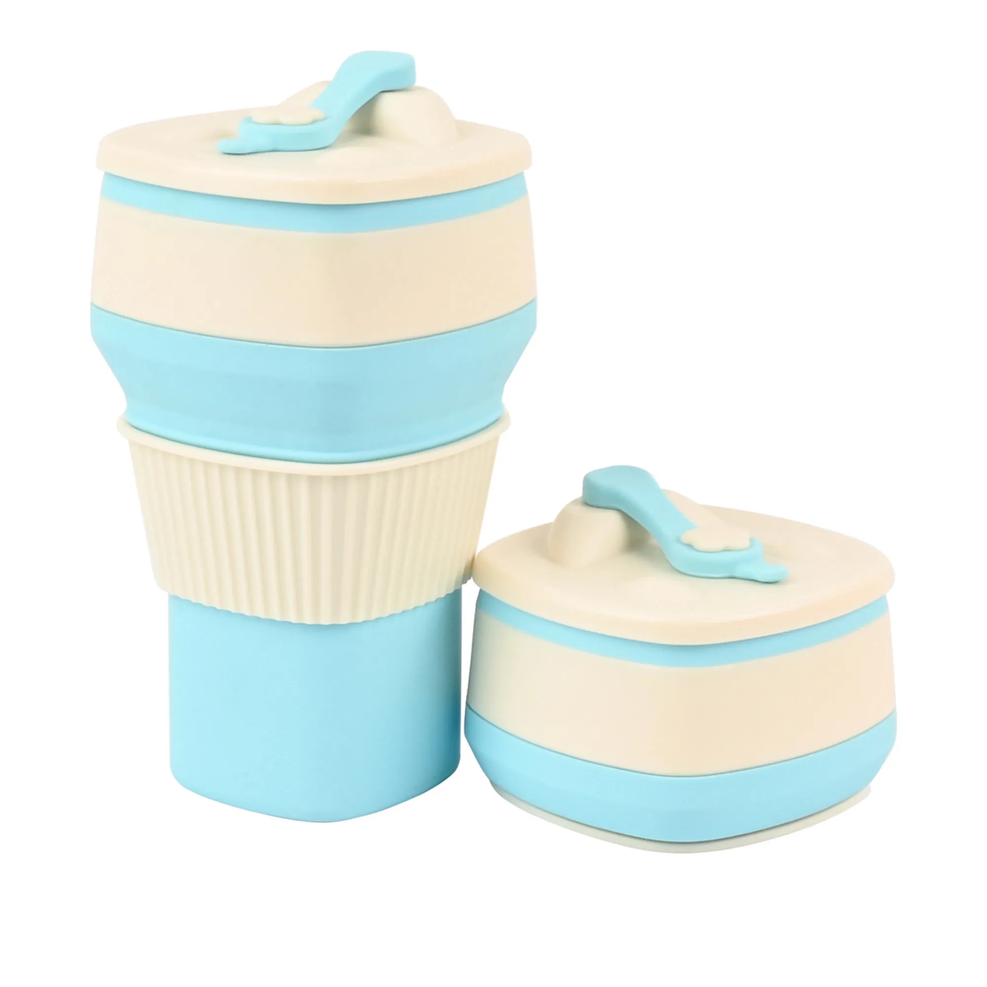 Collapsible Large-caliber Silicone Travel Mug 6