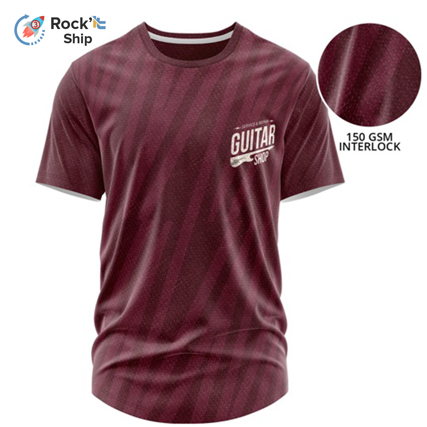Rock'it 3-Day Unisex 150 GSM Poly Interlock Performance Short Sleeve Sublimation T-shirt 1