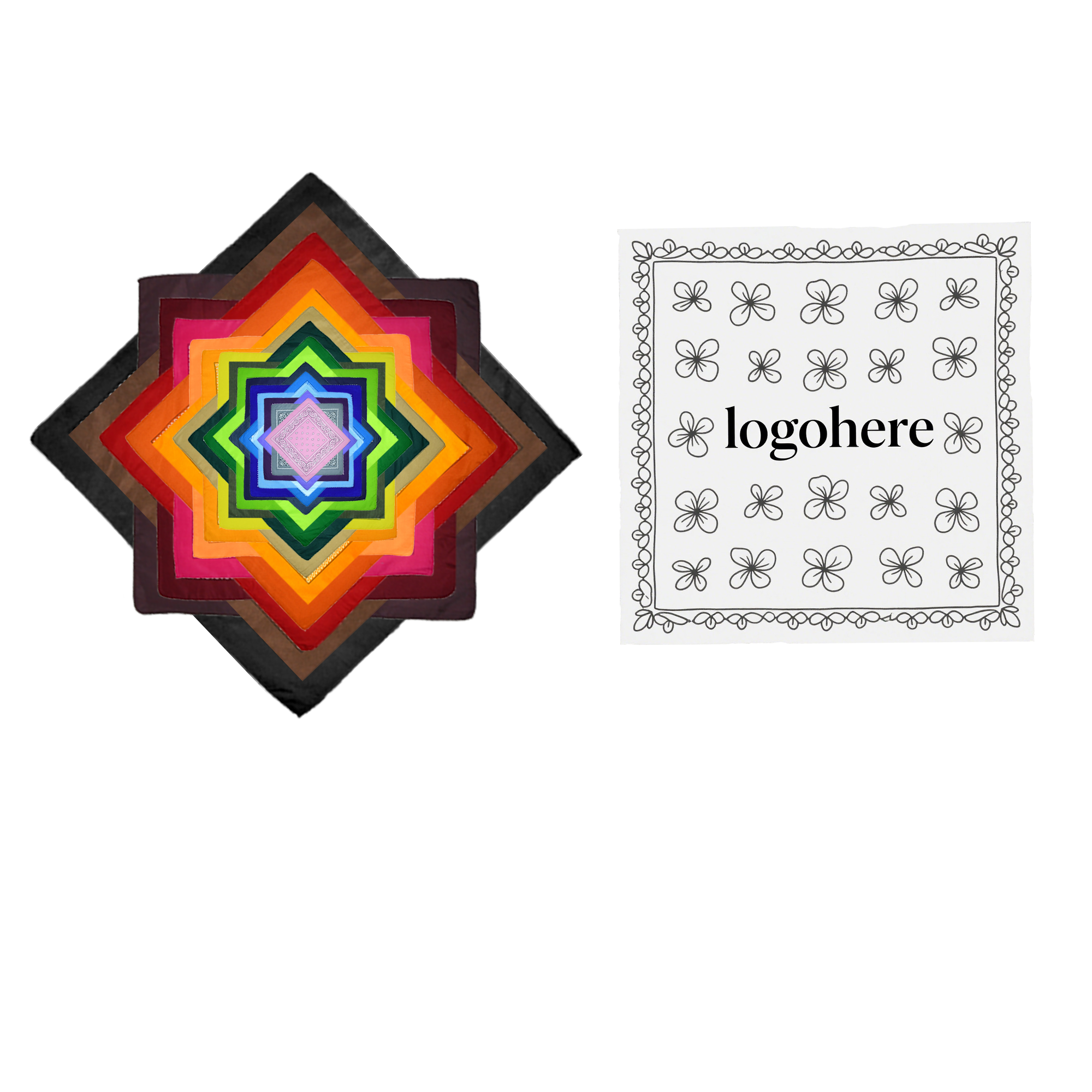 MOQ 100 pcs Outdoor Polyester Bandana Scarf 2